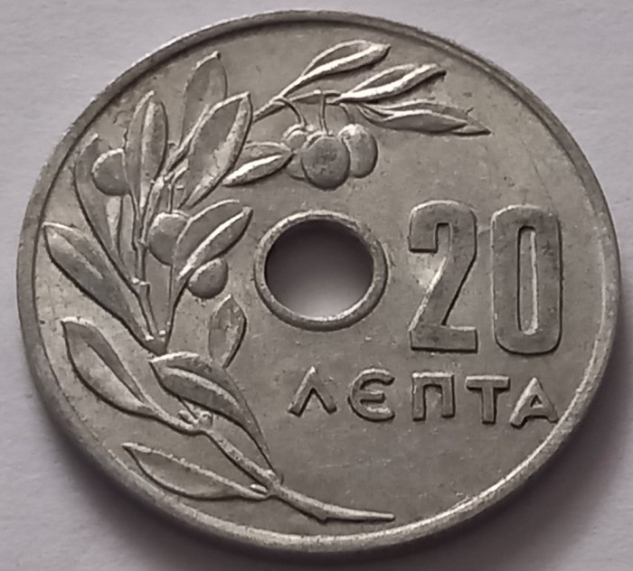 Grecia , 20 Lepta 1969