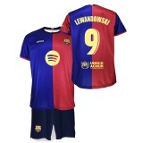 FC Barcelona set de copii replica 24/25 Home Lewandowski - 8 let