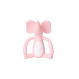 Jucarie senzoriala pentru dentitie din silicon, Sweet Fun Rose