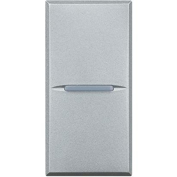 Intrerupator simplu axial Axolute Bticino 1M aluminiu HC4001N