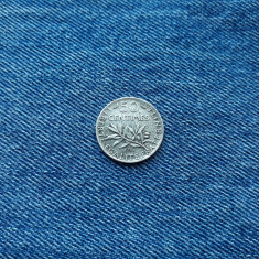 50 Centimes 1915 Franta argint