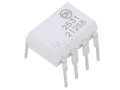 Optocuplor THT 2 Canale 5kV 1Mbps DIP8 foto