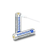 Baterie Reincarcabila EverActive 18650, 2600mAh, Li-Ion, 3.7V, Micro USB, Protectie, Curent 7A, Cutie
