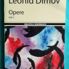 Leonid Dimov – Opere 1