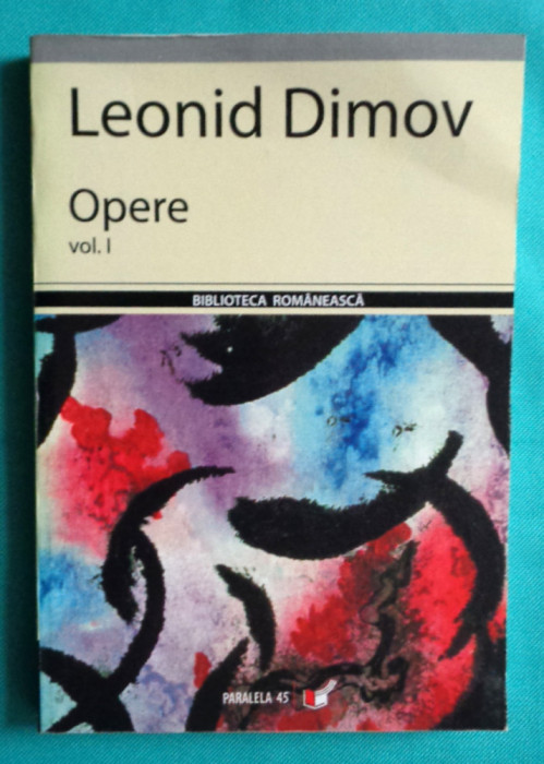 Leonid Dimov &ndash; Opere 1