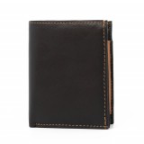 Cumpara ieftin Portofel barbati Landon PT949, piele naturala, Negru - Maro