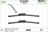 Set lamela stergator Valeo Silencio FlatBlade OE 650 550 mm