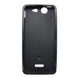 Husa silicon X-case neagra pentru Sony Xperia SX (MT28i)