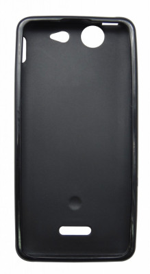 Husa silicon X-case neagra pentru Sony Xperia SX (MT28i) foto