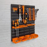Organizator de perete, suport pentru scule - 2 placi - 475 x 272 x 115 mm Best CarHome