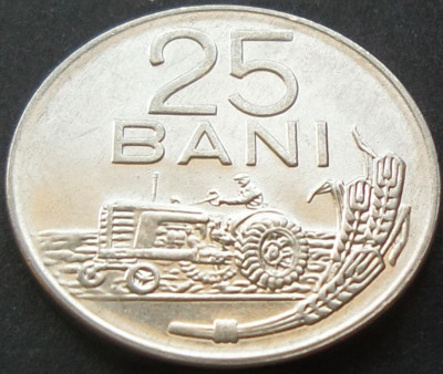 Moneda 25 BANI - RS ROMANIA, anul 1966 *cod 1579 A = superba foto