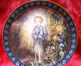 FARFURIE PORTELAN BRADEX COLECTIA WEIHNACHTSANGEL - INGER TRIMIS DIN CER 24 CM