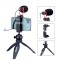 Kit vlog Ulanzi mini trepied MT-03+suport smartphone ST-2S si microfon Sairen VM-Q1 -1915