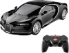 Masina cu Telecomanda Bugatti Chiron Neagra Rastar 1:24, Baieti, 3+, Plastic/ABS/Cauciuc