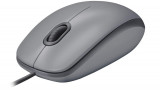 Cumpara ieftin Mouse cu fir Logitech M110 Silent, senzor 1000 DPI, USB, Gri - SECOND
