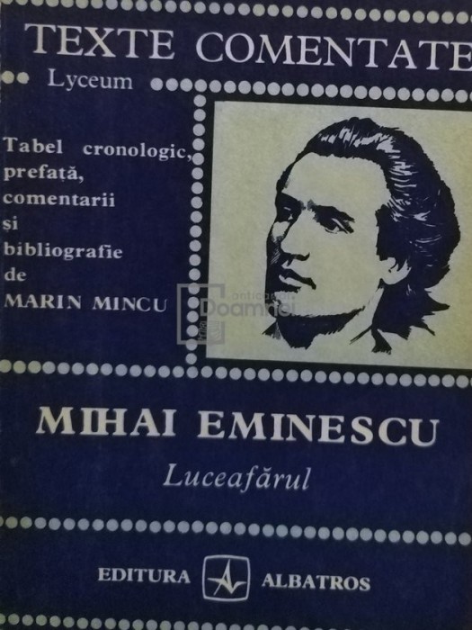 Marin Mincu - Mihai Eminescu - Luceafarul (Editia: 1978)