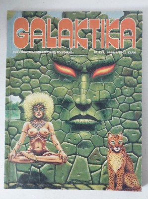 Revista SF in limba maghiara: Galaktika 1988/3. (90. sz. ) M&amp;oacute;ra Ferenc K&amp;ouml;nyvkiad&amp;oacute;, 1988 foto