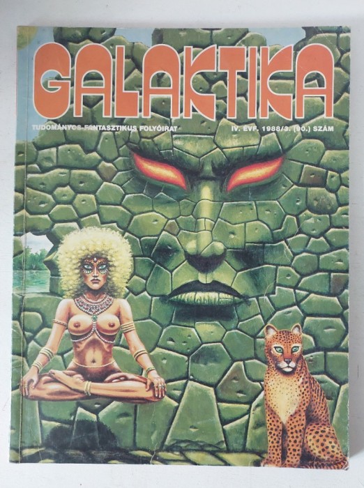 Revista SF in limba maghiara: Galaktika 1988/3. (90. sz. ) M&oacute;ra Ferenc K&ouml;nyvkiad&oacute;, 1988