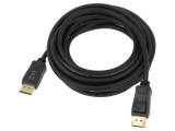 Cablu DisplayPort 1.2 Goobay 61714, mufă PVC ambele părți