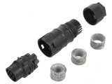 Conector Circular Soclu Mamă 5 Pin 35A Argintat