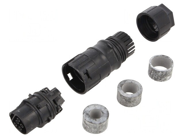 Conector Circular Soclu Mamă 5 Pin 35A Argintat