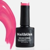 Oja Semipermanenta Neon Coral, 8 ml, CMCLASS