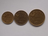 LOT 3 MONEDE 10,20,50 FRANCS 1953 B FRANTA