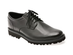 Pantofi CLARKS negri, BERWICK LACE, din piele naturala