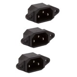 Set 3 mufe tata PC 10A 250V montabile pe panou M N C 05239-3