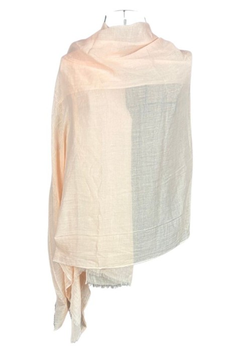 Esarfa dama uni 25VM, roz pastel 180 x 95 cm
