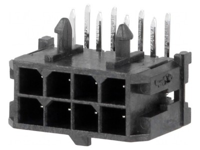 Soclu cablu-placă Micro-Fit 3.0 3mm 8 pini THT 8.5A 600V foto