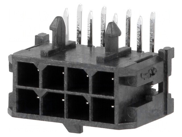 Soclu cablu-placă Micro-Fit 3.0 3mm 8 pini THT 8.5A 600V