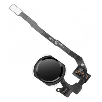 Ansamblu Buton Meniu Apple iPhone SE (2016) / 5s, cu banda, Negru foto