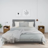 VidaXL Noptiere, 2 buc, maro miere, 40x34x55 cm, lemn masiv de pin 818322