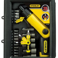 Set 22 piese surubelnita cu clichet 1/4" 0-63-022 Stanley