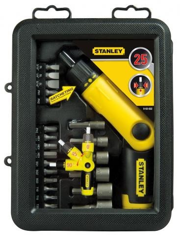 Set 22 piese surubelnita cu clichet 1/4&quot; 0-63-022 Stanley