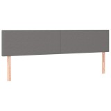 Cumpara ieftin Tablii de pat, gri inchis, 180x5x78/88 cm, textil