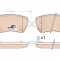 TRW GDB3546 COTEC set placute frana,frana disc