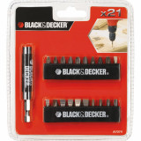 Set 21 Accesorii Insurubare Black+Decker A7074, Black And Decker