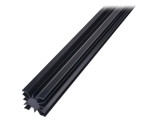 Radiator Extrudat Rotund Negru 1000mm