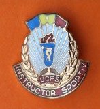 Instructor sportiv UCFS, insigna superba, email la cald