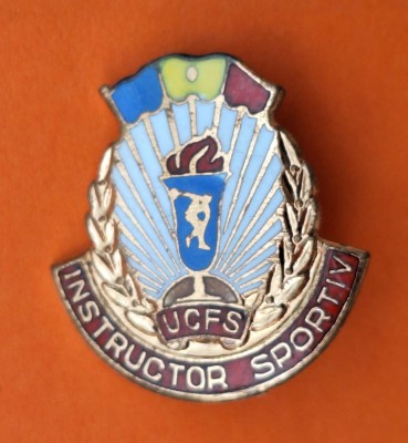 Instructor sportiv UCFS, insigna superba, email la cald foto