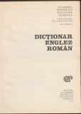 LEON LEVITCHI - DICTIONAR ENGLEZ-ROMAN ( ED. ACADEMIEI 1974 - 120.000 CUVINTE )