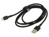 Cablu USB 2.0 A la Micro B 1.2m Negru 480Mbps, Green Cell
