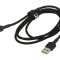 Cablu USB 2.0 A la Micro B 1.2m Negru 480Mbps
