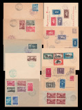 1947-1948 Romania - Lot 10 FDC, realizari particulare cu stampile prima zi, Romania 1900 - 1950, Istorie