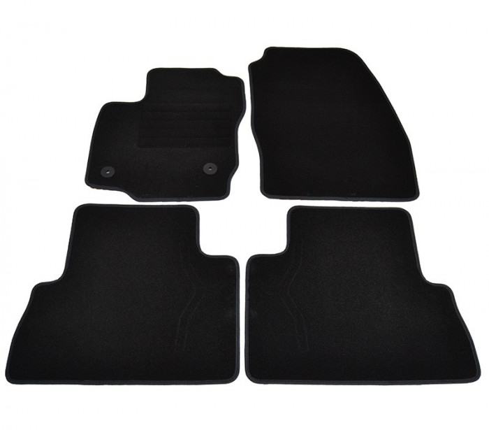 Covorase mocheta Ford C-MAX 2011- LIFT 2012- Negru, set de 4 bucati AutoDrive ProParts