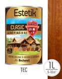 Lazura lemn ESTETIK CLASIC 1L TEC, protectie UV