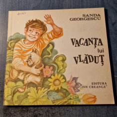 Vacanta lui Vladut Sanda Georgescu ilustratii Octavia Taralunga