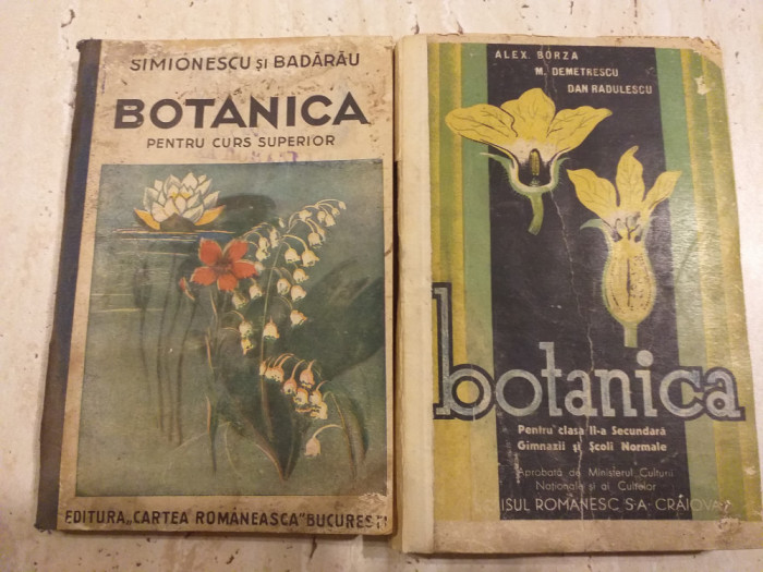 2 manuale Botanica, interbelic